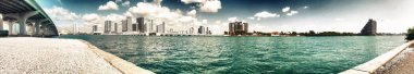 Jungle Island Miami'den panoramik manzaralı.