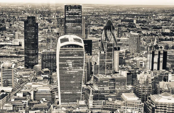 Vista Aérea Del Horizonte Ciudad Londres —  Fotos de Stock