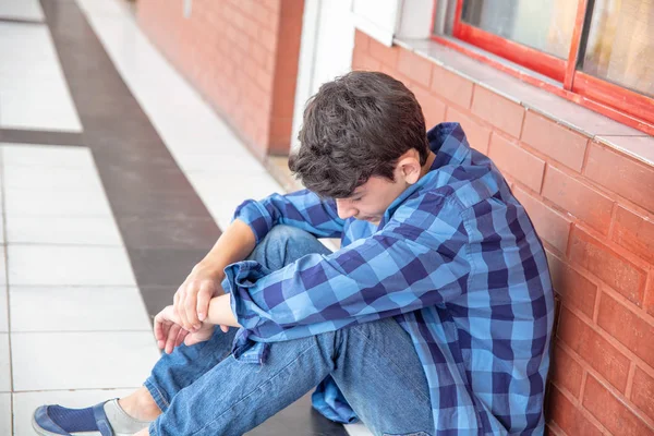 Bullied Boy School — Stock Photo, Image