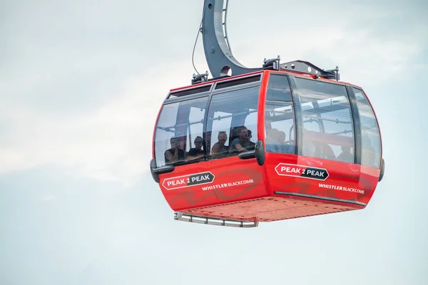 Whistler Canadá Agosto 2017 Peak Peak Gondola — Foto de Stock