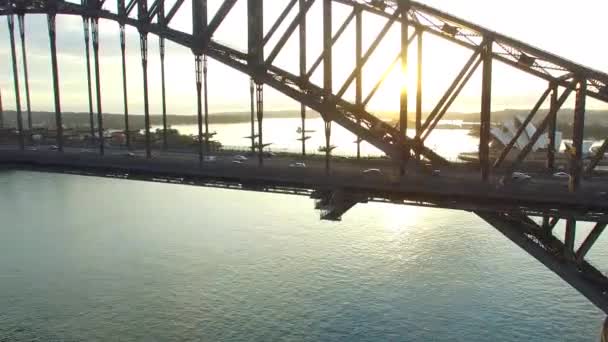 Sydney Harbour Bridge Avustralya Video — Stok video