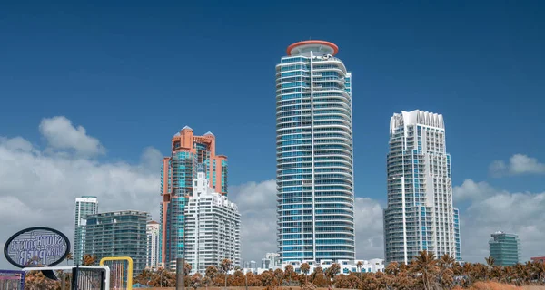 South Pointe Park na podzim, Miami — Stock fotografie