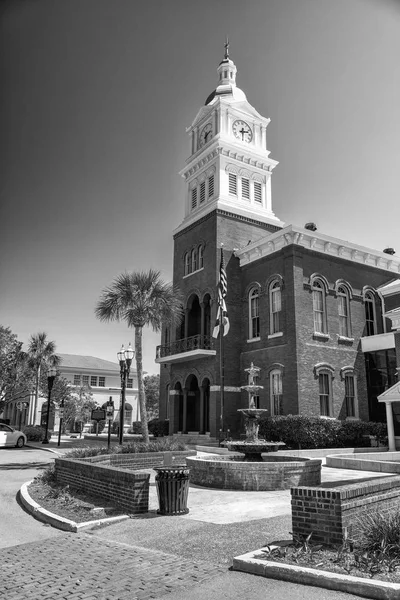 Amelia Island Απριλίου 2018 Όμορφα Παλιά Κτίρια Μια Ηλιόλουστη Ημέρα — Φωτογραφία Αρχείου