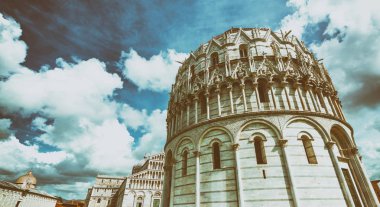 Mucizeler Meydanı, Pisa, Toskana, İtalya.