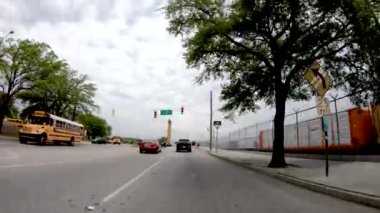 Jacksonville, Fl şaşırtıcı günbatımı hava manzarası