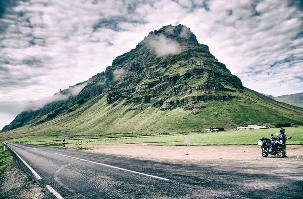 Izland hegyek Eyjafjallajokull info point — Stock Fotó