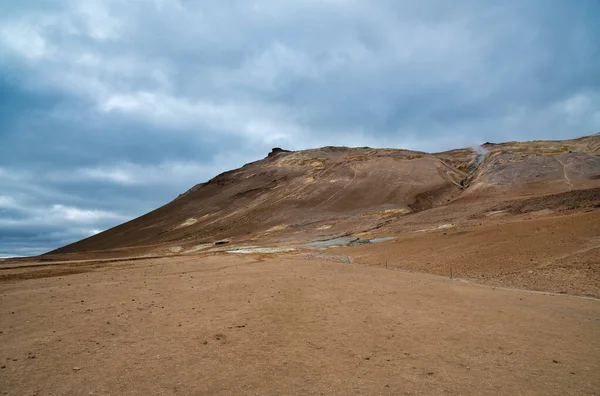 Zona geotérmica de Myvatn en Islandia — Foto de Stock