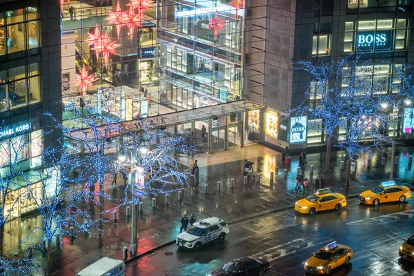 New York City - December 2, 2018: airview of Columbus Circle — 스톡 사진