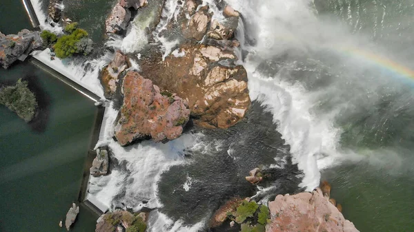 Vista aérea de Shoshone Falls en Twin Falls, Idaho, EE.UU. — Foto de Stock