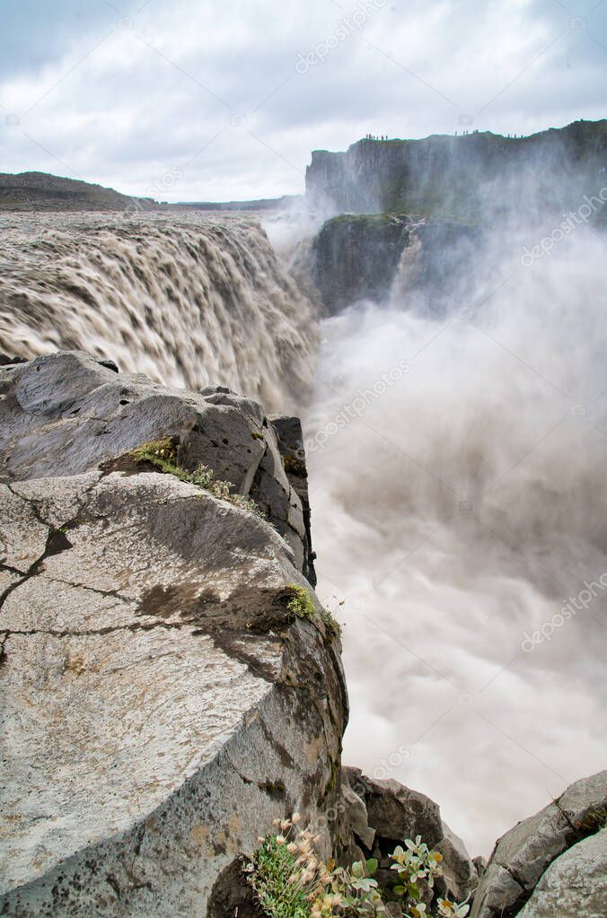 Dettifoss powerful waterfalls, Iceland - Europe