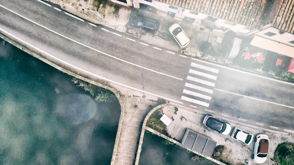 Increíble vista aérea del Ponte della Maddalena, conocido como Demonios — Foto de Stock