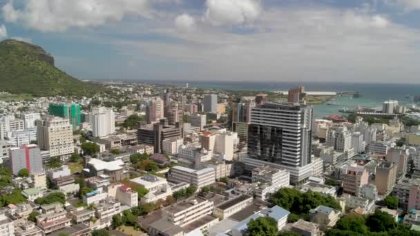 Imagens Aéreas Cidade Port Louis Maurício — Vídeo de Stock