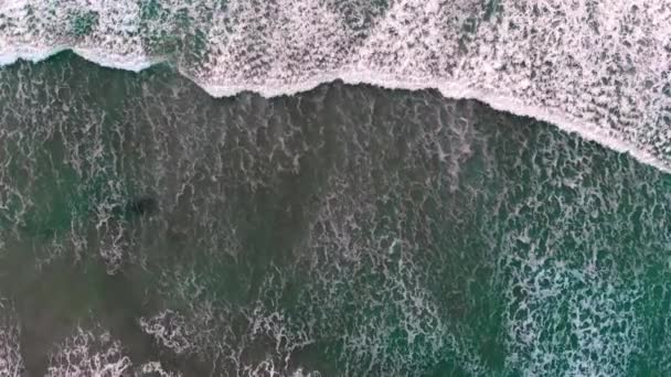 Schilderachtige Beelden Van Prachtige Golvende Zee — Stockvideo