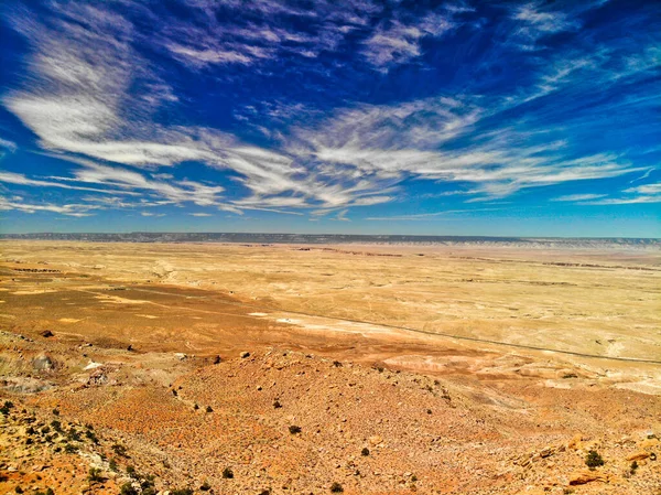 Mountains and sky of a beautiful canyon, aerial view — Stock Photo, Image