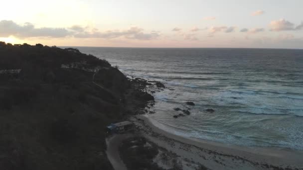 Natursköna Bilder Vackra Vågiga Havet — Stockvideo