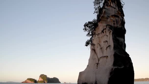 Riprese Panoramiche Del Bellissimo Paesaggio Della Spiaggia — Video Stock