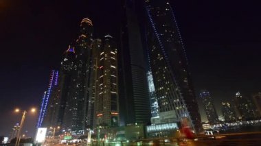 Güzel Dubai şehrinin hava görüntüleri.