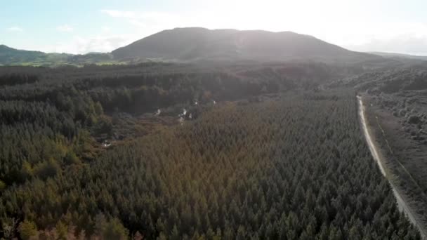 Повітряні Мальовничі Кадри Красивих Гір — стокове відео