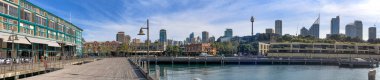 Sidney, Avustralya 'daki Potts Point' in panoramik görüntüsü