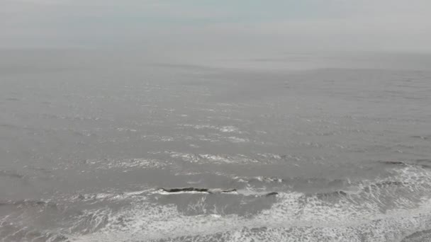 Imagens Cênicas Bela Praia Ondulada — Vídeo de Stock