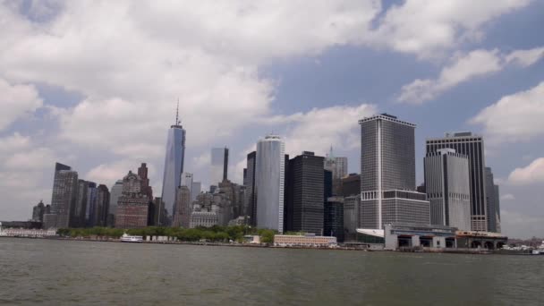Footage New York City Downtown Usa — Stock Video