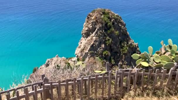 Imagens Cênicas Bela Praia Dia Ensolarado — Vídeo de Stock