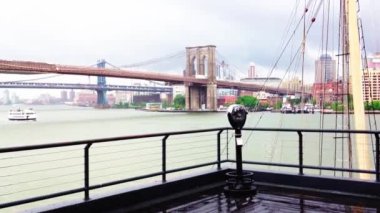Güzel Manhattan köprüsünün görüntüleri, Amerika