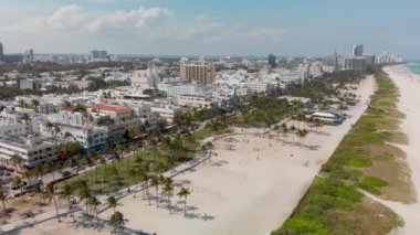 Miami Sahili, Usa 'nın hava görüntüleri.