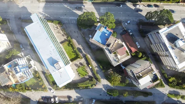 Letecký pohled na Viareggio Homes, Toskánsko, Itálie — Stock fotografie