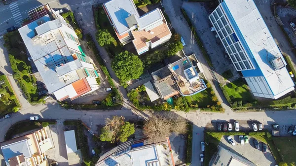 Vista aérea aérea de Viareggio Homes, Toscana, Itália — Fotografia de Stock