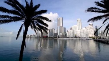 Miami City 'nin Brickell, Usa' daki görüntüleri.