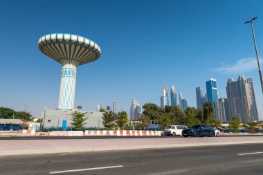 Dubai, Uae - 4 Aralık 2016 Dubai silueti