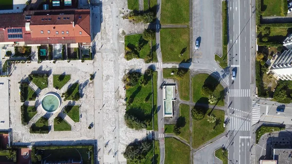 Aerial view of Viareggio Ocean Promenade, Tuscany — Stock Photo, Image