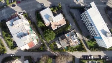 Viareggio şehrinin hava görüntüleri, İtalya