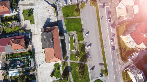 ヴィアレッジョ・オーシャン・プロムナードの空中写真,トスカーナ — ストック写真