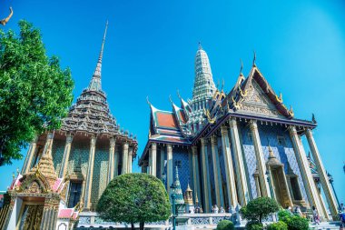 Bangkok, Tayland - 6 Ocak 2020: Turistler Büyük Pala 'yı ziyaret etti