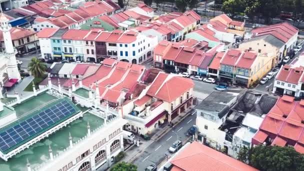 Singapore Styczeń 2020 Masjid Sultan Singapur Meczet Historycznym Kampong Glam — Wideo stockowe