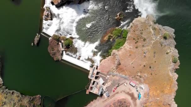 Images Panoramiques Belle Côte Shoshone Falls — Video