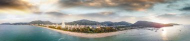 Phuket, Tayland 'daki Patong Sahili hava manzarası