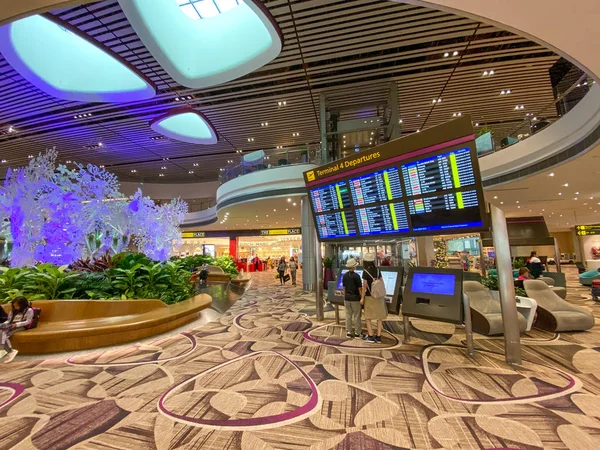 SINGAPORE - JANUARY 5TH, 2020: Interior of Changi International Stock Image