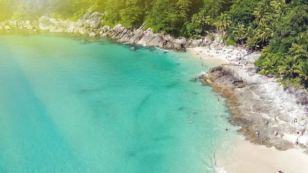 Tropical beach as seen from the drone — Stock Photo, Image