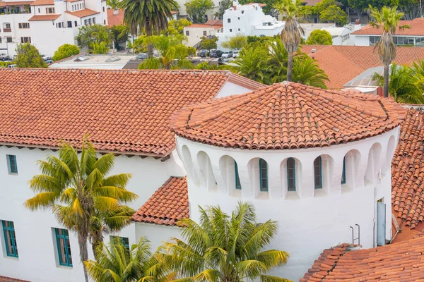 Santa Barbara, Califórnia. Vista aérea de County Courthouse Gard — Fotografia de Stock