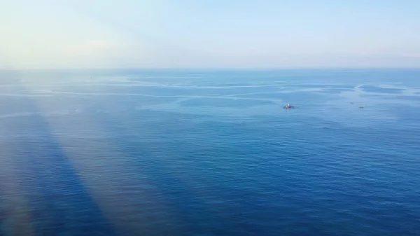 Úžasný letecký pohled na krásný oceán — Stock fotografie
