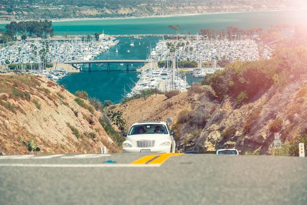 DANA POINT, CA - 31 JUILLET 2017 : Vue aérienne de la marina de Dana Point — Photo