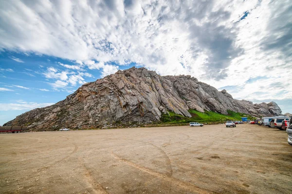 Prachtig uitzicht op Morro Rock, Californië — Stockfoto