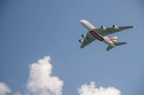 Mauritius Maggio 2019 Volo Emirates Con Partenza Dall Aeroporto Internazionale — Foto Stock