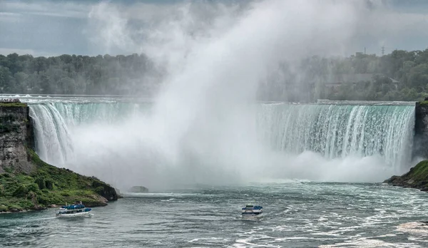 Niagara Şelalesi Yaz Mevsiminde Harika Doğal Manzara — Stok fotoğraf