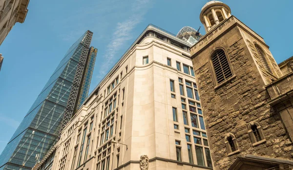 Londense Skylibe Stadsgebouwen Een Prachtige Dag — Stockfoto