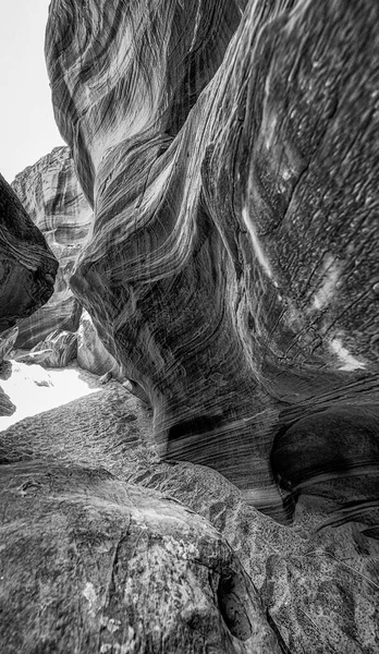 Textura Formações Rochosas Antelope Canyon Arizona — Fotografia de Stock