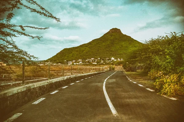 モーリシャスの田舎の美しい道路 — ストック写真